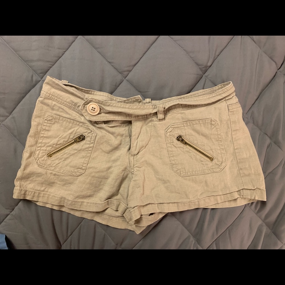 Thrifted Tan Shorts